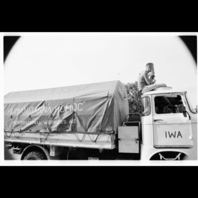 IWA convoy on it’s way to Tuzla, 1994 (Photo by Thomas Proctor)