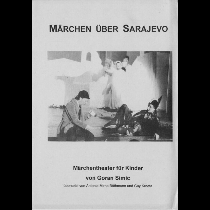Cover of the German translation of “A fairy tale about Sarajevo”, Freiburg, 1995