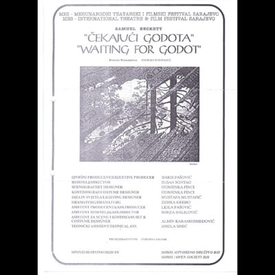 “Waiting for Godot”, poster 1993 (Archives MESS Festival)