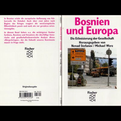 Omotnica knjige “Bosna i Evropa. Etnizacija društva”, 1994.
