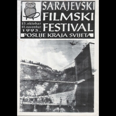 Plakat “Sarajevski Filmski Festival”, 1993. (Arhiva Historijski muzej Bosne i Hercegovine)