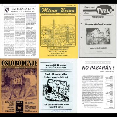 Examples of newsletters published during the war (Personal archives Nicolas Moll)
