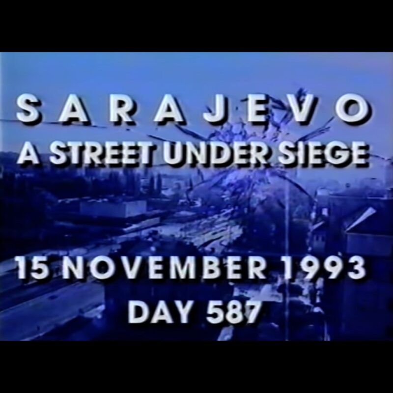 Screenshot “A street under siege”